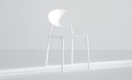 image of a white chair